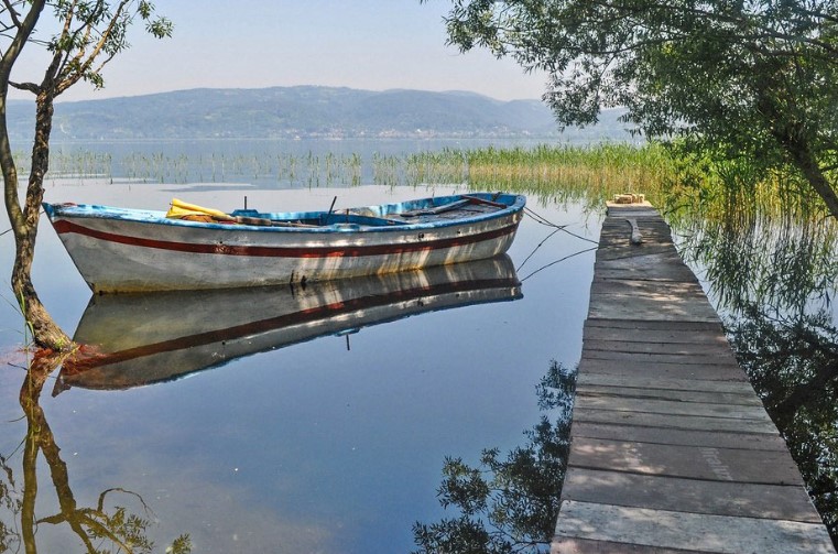 Havuz ve bahçe alanı
